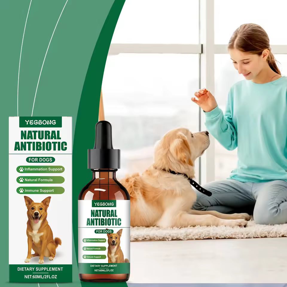 Supplément Multivitaminique Immunité pour Chiens – 60ml, Formule Douce pour Peau et Bien-être Quotidien